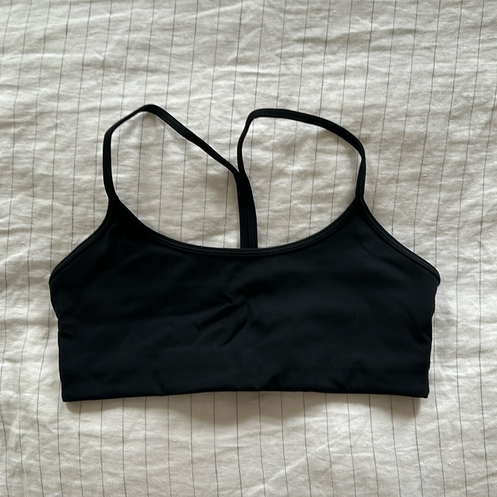 Carbon38 All Access black sports bra, size small